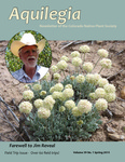 Aquilegia, Vol. 39 No. 1, Spring 2015, Newsletter of the Colorado Native Plant Society by Jan Loechell Turner