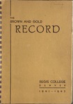 1942 Brown and Gold Record, 1941-1942