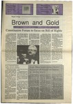 1990 Brown and Gold Vol 72 No 03 September 27, 1990