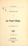 1879 Catalogue of Las Vegas College