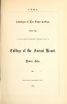 1888 Catalogue of Las Vegas College
