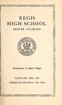 1923 Regis High School Catalog