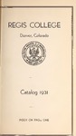 1931 Regis College Catalog
