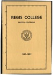 1941-1942 Regis College Catalog