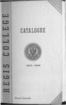 1953-1954 Regis College Catalogue