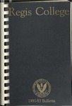 1980-1983 Regis College Bulletin