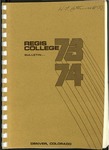 1973-1974 Regis College Bulletin