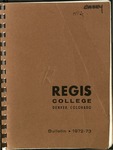 1972-1973 Regis College Bulletin
