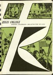 1971-1972 Regis College Bulletin